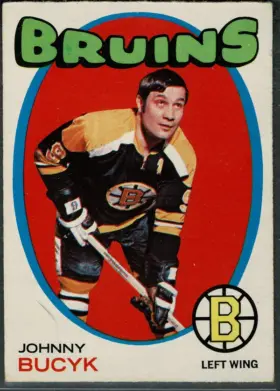 1970-71 O-Pee-Chee Johnny Bucyk #35 Hall of Fame Boston Bruins (EX-MT 6)