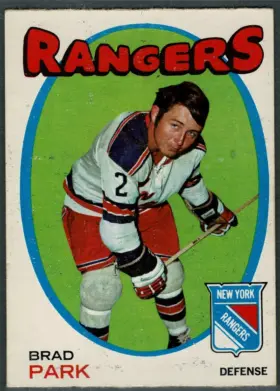 1971-72 O-Pee-Chee Brad Park #40 New York Rangers (EX 5)