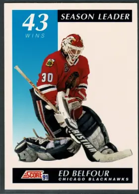 1991-92 Score Ed Belfour #410