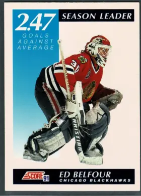 1991-92 Score Ed Belfour #411