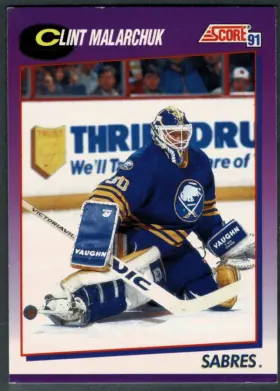 438 Clint Malarchuk 1991 from Score Front