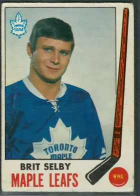 1969-70 O-Pee-Chee Brit Selby #48 Toronto Maple Leafs (EX 5)