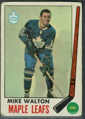 1969-70 O-Pee-Chee Mike Walton #50 Toronto Maple Leafs (EX 5)