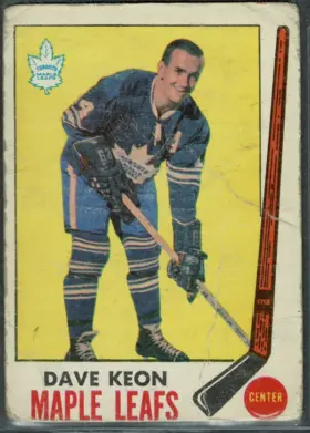 1969-70 O-Pee-Chee Dave Keon #51 Toronto Maple Leafs (VG-EX 4)