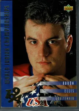 1993-94 Upper Deck Aaron Ellis #554 USA World Junior Championships (EX-MT 6)