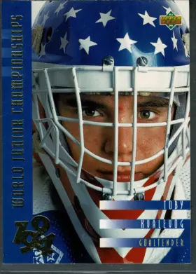 1993-94 Upper Deck Toby Kvalevog #555 USA World Junior Championships (EX-MT 6)
