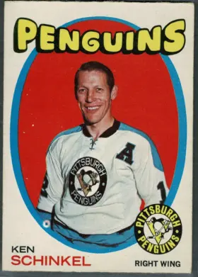 1971-72 O-Pee-Chee Ken Schinkel #64 Pittsburgh Penguins (EX 5)