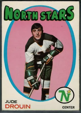 1971-72 O-Pee-Chee Jude Drouin #68 Minnesota North Stars (EX 5)