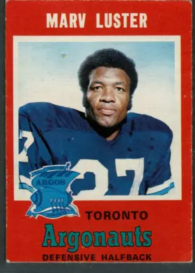 1971 O-Pee-Chee Marv Luster #7 Toronto Argonauts (EX 5)