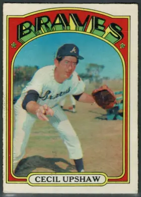1972 O-Pee-Chee Cecil Upshaw #74 Atlanta Braves (EX 5)-front