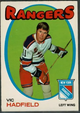 1971-72 O-Pee-Chee Vic Hadfield #9 New York Rangers (EX 5)