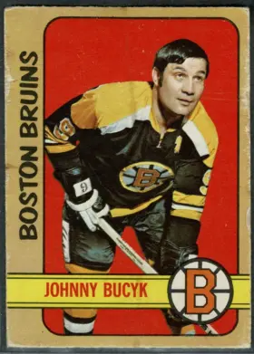 1972-73 O-Pee-Chee Johnny Bucyk #1 Boston Bruins Hall of Fame