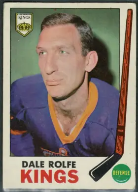 1969-70 O-Pee-Chee Dale Rolfe #100 Los Angeles Kings Raw (EX-MT)