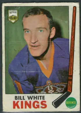 1969-70 O-Pee-Chee Bill White #101 Vintage Los Angeles Kings Defense All-Star