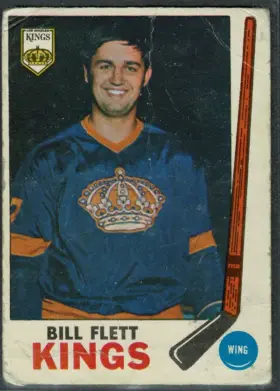 1969-70 O-Pee-Chee Bill Flett #102 Los Angeles Kings Duplicate Raw (VG-EX)