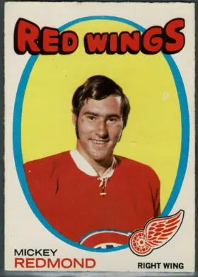 1971-72 O-Pee-Chee Mickey Redmond #102 Detroit Red Wings