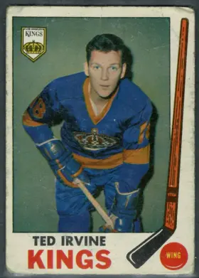 1969-70 O-Pee-Chee Ted Irvine #103 Vintage Los Angeles Kings Wing