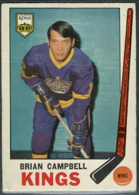 1969-70 O-Pee-Chee Brian Campbell #106 Vintage Los Angeles Kings Wing
