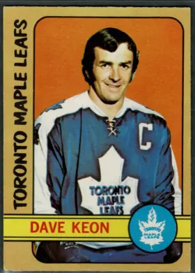 1972-73 O-Pee-Chee Dave Keon #108 Toronto Maple Leafs