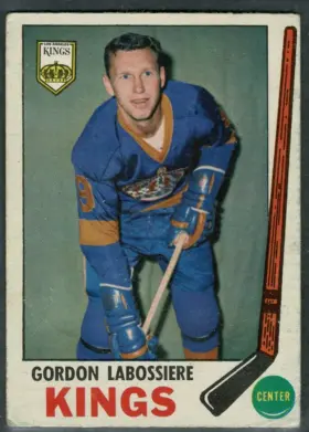 1969-70 O-Pee-Chee Gordon Labossiere #109 Los Angeles Kings Raw (EX 5)