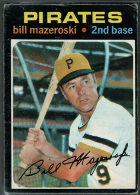 1971 O-Pee-Chee Bill Mazeroski #110 Pittsburgh Pirates