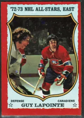 1973-74 O-Pee-Chee Guy Lapointe #114 All-Star Montreal Canadiens