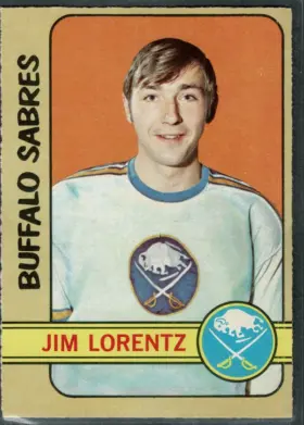 1972-73 O-Pee-Chee Jim Lorentz #116 Buffalo Sabres Center