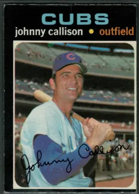1971 O-Pee-Chee Johnny Callison #12 Chicago Cubs