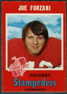 1971 O-Pee-Chee Joe Forzani #121 Calgary Stampeders CFL