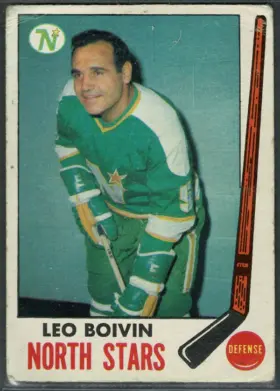 122 Leo Boivin 1969 70 O Pee Chee Front Vg from Ex 4