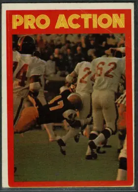 1972 O-Pee-Chee Pro Action #122 Test Your Football I.Q. East West Rushing Leaders 1971