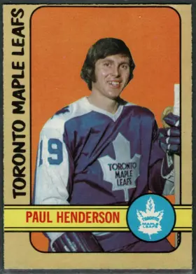1972-73 O-Pee-Chee Paul Henderson #126 Toronto Maple Leafs