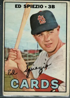 1967 O-Pee-Chee Ed Spiezio #128 St. Louis Cardinals