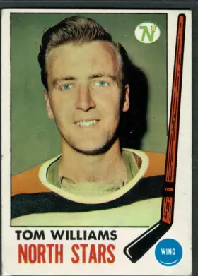 128 Tom Williams 1969 70 Topps Front from Ex 5