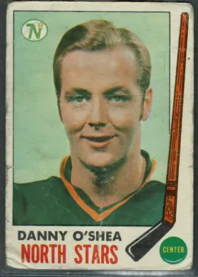 1969-70 O-Pee-Chee Danny O'Shea #131 Rookie Card Minnesota North Stars GOOD 2