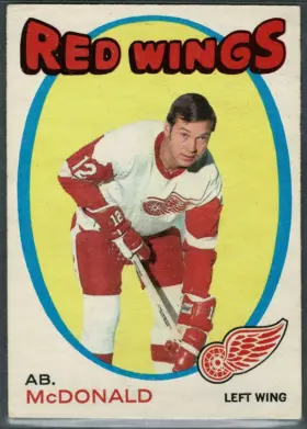 1971-72 O-Pee-Chee Ab McDonald #134 Detroit Red Wings