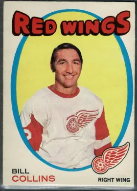 1971-72 O-Pee-Chee Bill Collins #139 Detroit Red Wings Hockey Card