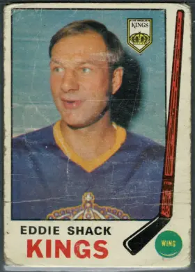1969-70 O-Pee-Chee Eddie Shack #139 "The Entertainer" Los Angeles Kings Raw (EX 4)