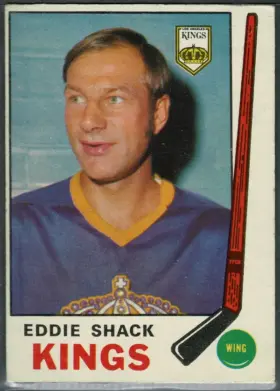 1969-70 O-Pee-Chee Eddie Shack #139 "The Entertainer" Los Angeles Kings Raw (EX 5)