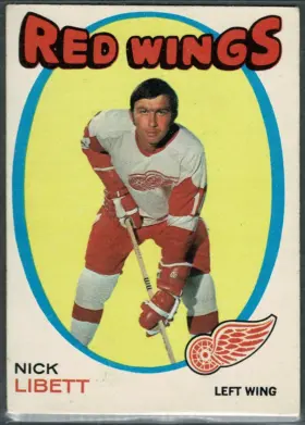 1971-72 O-Pee-Chee Nick Libett #140 Detroit Red Wings