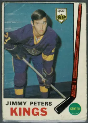 1969-70 O-Pee-Chee Jimmy Peters #143 Rookie Card Los Angeles Kings Raw (VG-EX 4)