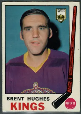 1969-70 O-Pee-Chee Brent Hughes #144 Vintage Los Angeles Kings Defense