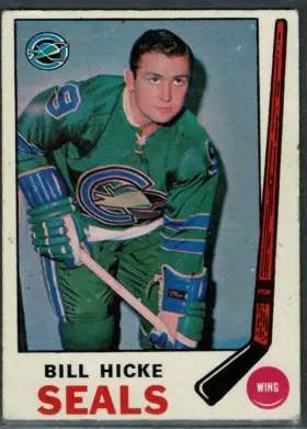 1969-70 O-Pee-Chee Bill Hicke #145 Oakland Seals EX 4