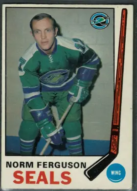 1969-70 O-Pee-Chee Norm Ferguson #146 Rookie Season Oakland Seals Raw (EX 4)