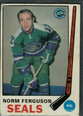 1969-70 O-Pee-Chee Norm Ferguson #146 Rookie Season Oakland Seals Raw (VG 3)