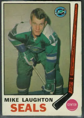 1969-70 O-Pee-Chee Mike Laughton #148 Rookie Card Oakland Seals VG-EX 4