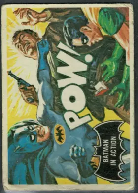 1966 O-Pee-Chee Batman Batman in Action #15 Black Bat Series