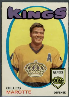 1971-72 O-Pee-Chee Gilles Marotte #151 Los Angeles Kings Hockey Card