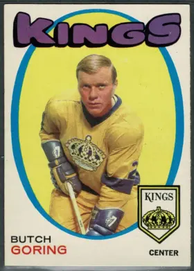 1971-72 O-Pee-Chee Butch Goring #152 Los Angeles Kings Hockey Card