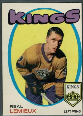 1972 O-Pee-Chee Real Lemieux #154 Los Angeles Kings Hockey Card